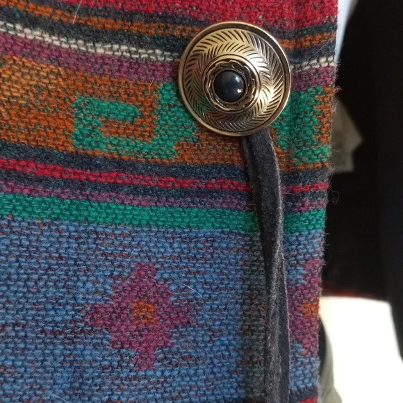 Pendleton KKNOCKABOUTS Multicolor Patterned Fabric VEST SZ.M - Picture 4 of 12